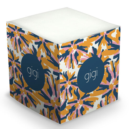 Fireworks Sticky Memo Cube